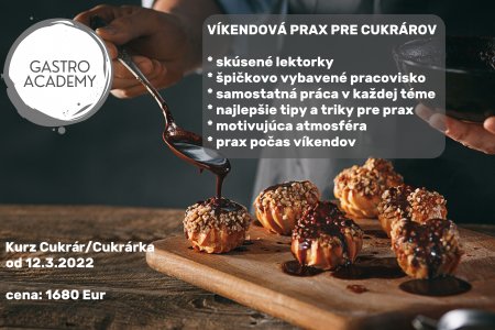 Víkendová prax pre cukrárov